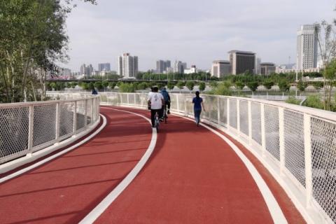 山西太原濱河騎行綠道